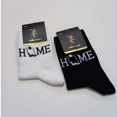 جوراب ساق بلند تکست‌دار وطن (HOME) هوم
