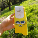 جوراب ساق بلند انیمیشنی(باب اسفنجی)