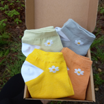 جوراب مچی طرح بابونه