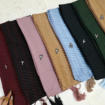 شال پلیسه برفکی