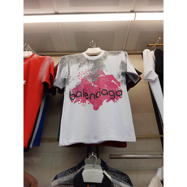 تیشرت مردانه طرح Balenciaga مدل رنگ پاشیده