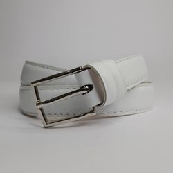 کمربند زنانه زبانه دار سفید