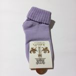 جوراب زنانه لب برگرد حوله ای زمستانی