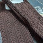 جوراب بالای زانو زنانه طرح گندمی