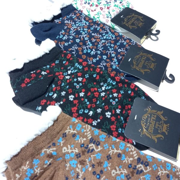 جوراب مچی لب چین گل گلی