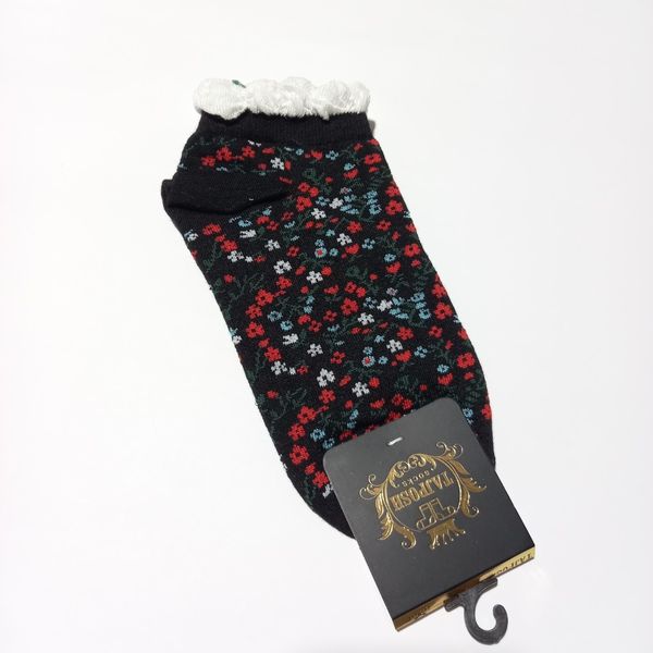 جوراب مچی لب چین گل گلی