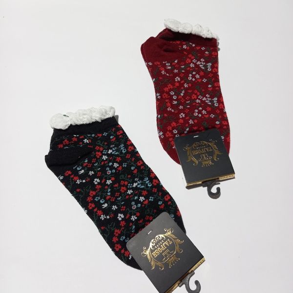 جوراب مچی لب چین گل گلی