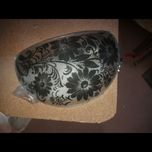 چراغ نیم گرده دیواری فلز وشیشه