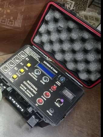 اسکنر  سایبر K_7000(روسی) gpr.  نقطه زن تصویری طلا. حفره. تونلها