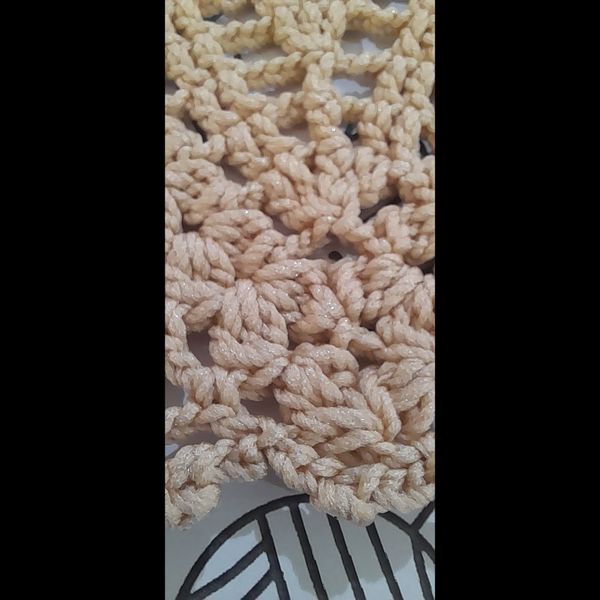 رومیزی دستباف شاد بافت با نخ مرسریزه