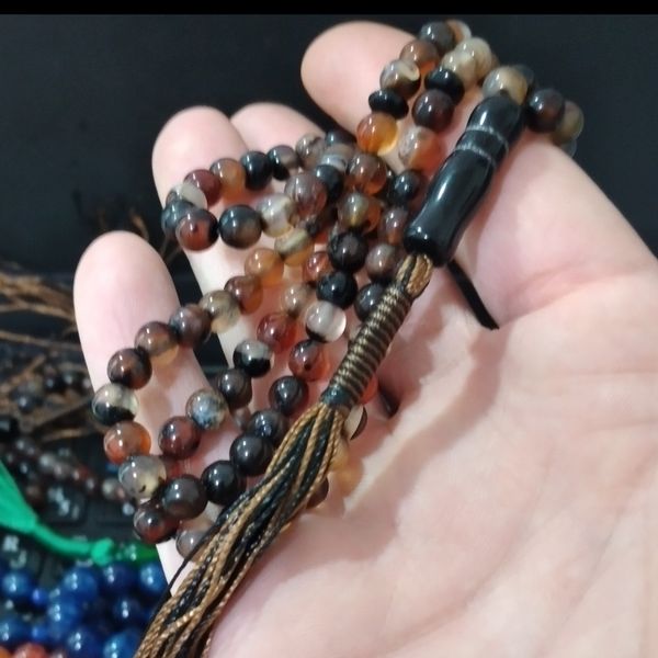 تسبیح tasbih عقیق سلیمانی 101 دانه