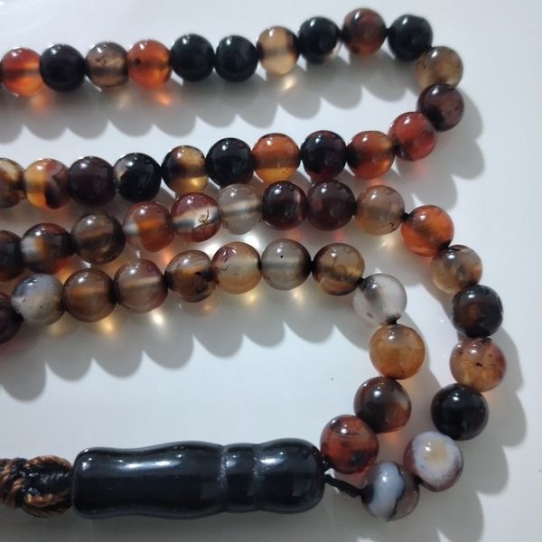 تسبیح tasbih عقیق سلیمانی 101 دانه