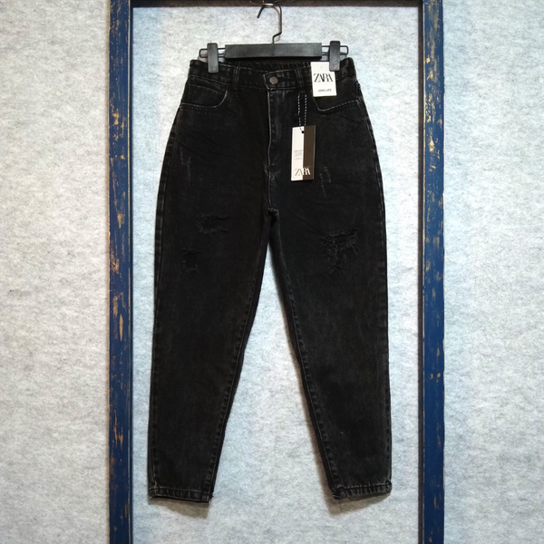 شلوار جین مام استایل کمرکش