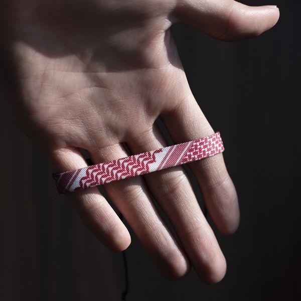 دستبند چفیه فلسطین قرمز