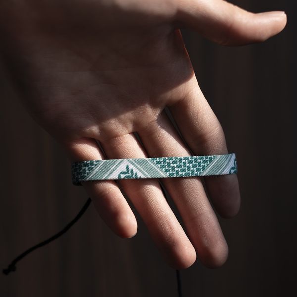 دستبند چفیه فلسطین سبز