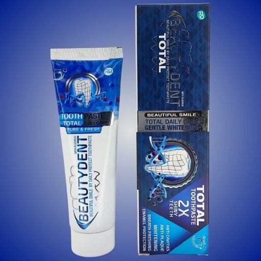 خمیر دندان بیوتی دنت مدل Total Daily Care حجم 100 میلی لیتر BeautyDent Toothpaste Total Daily Care