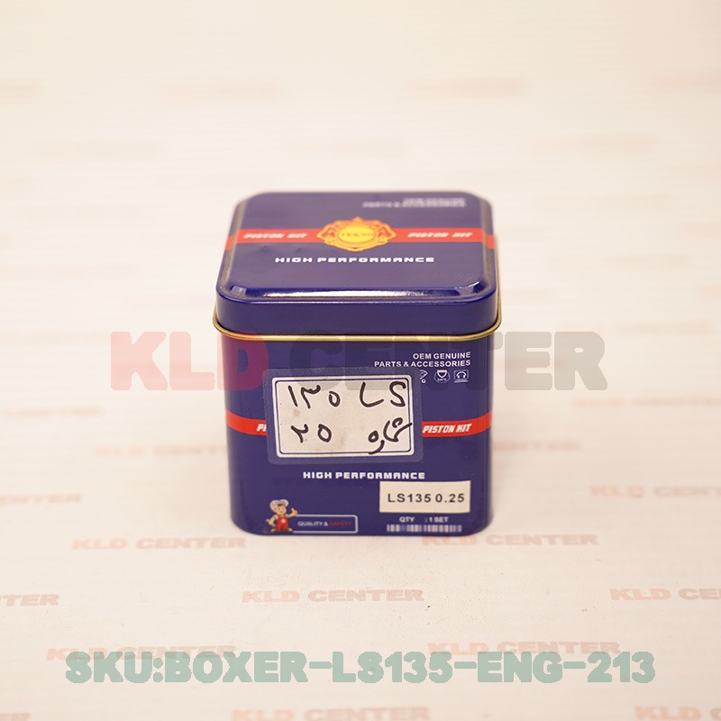 ست کامل رینگ و پیستون فابریک شرکتی سایز 25 موتور پالس مناسب LS135cc برند تکنو