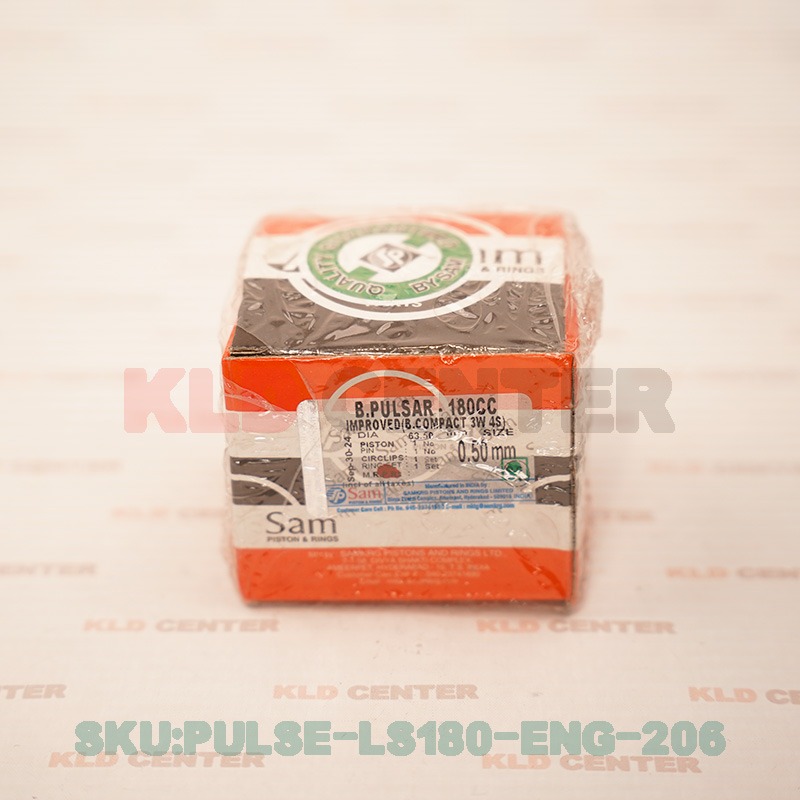 ست کامل رینگ پیستون فابریک شرکتی موتور پالس مناسب LS180cc سایز 0.5 برند سام