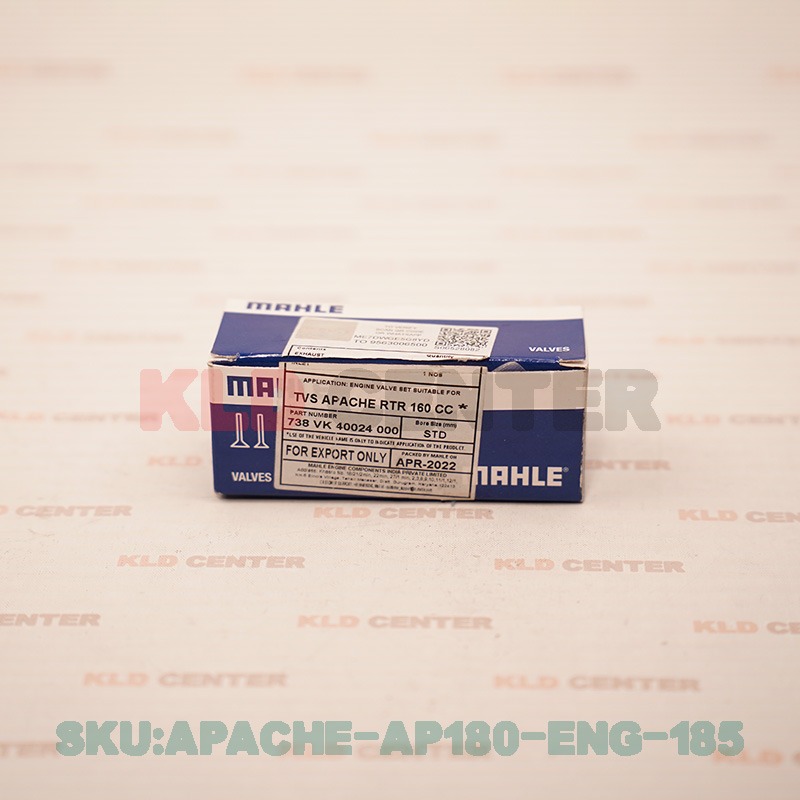 سوپاپ فابریک شرکتی موتور آپاچی مناسب AP180 برند ماهِل آلمان(غیر اصلِ درجه یک)