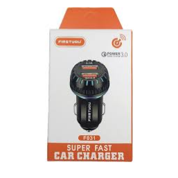 شارژر فندکی فست دو پورت FIRSTYOU مدل F031 15W