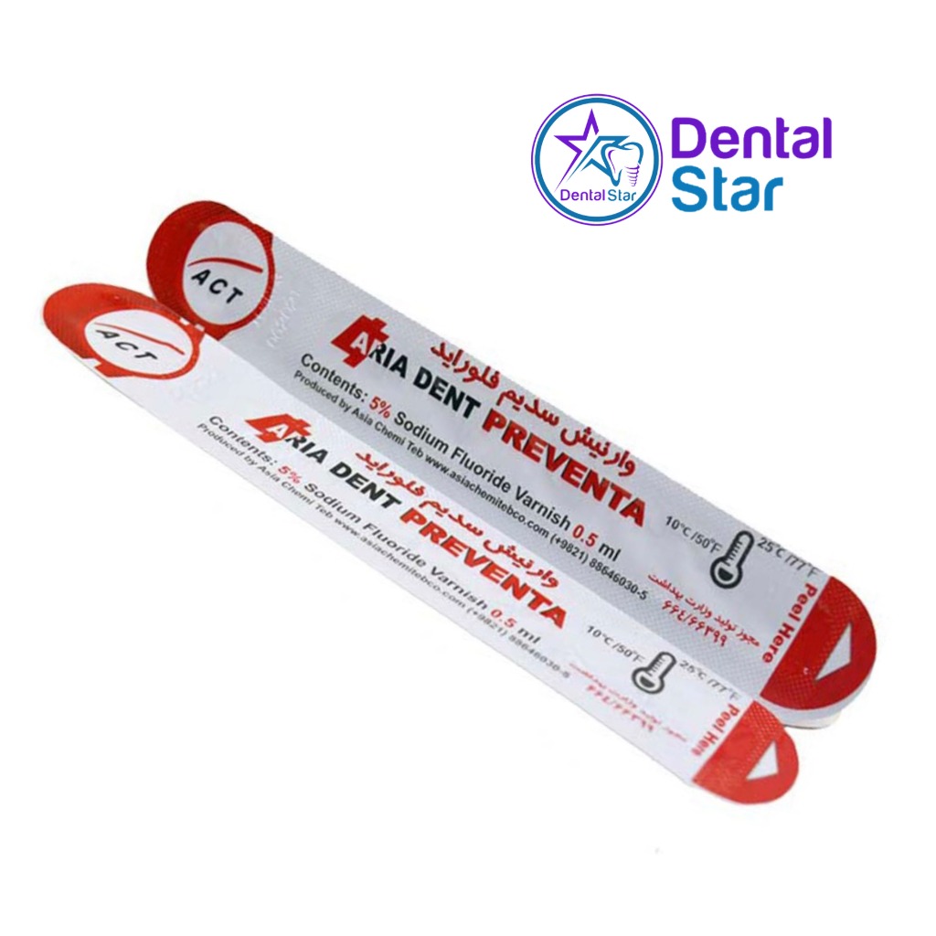 وارنیش فلوراید آریا Fluoride Varnish