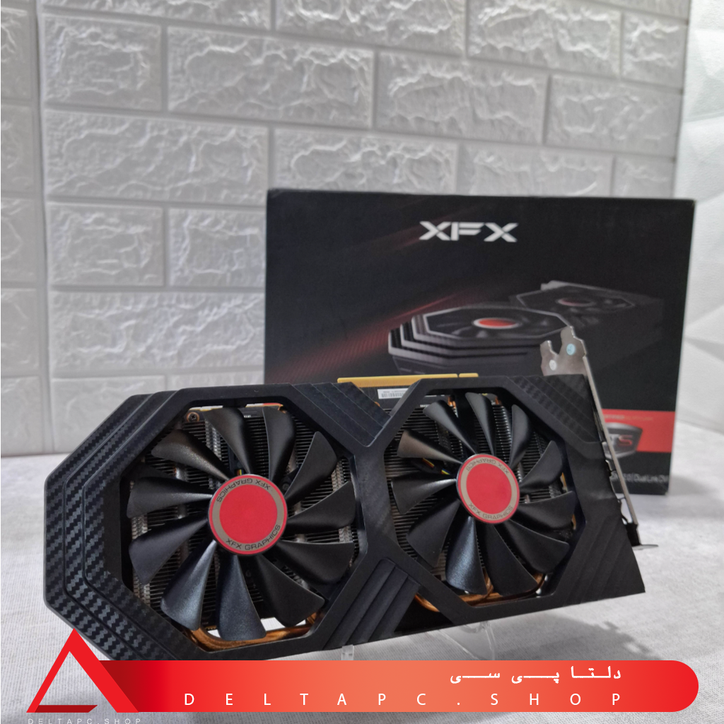 کارت گرافیک XFX RX580 8gig | مهلت تست | پیچ پلمپ | جعبه (کارتن)