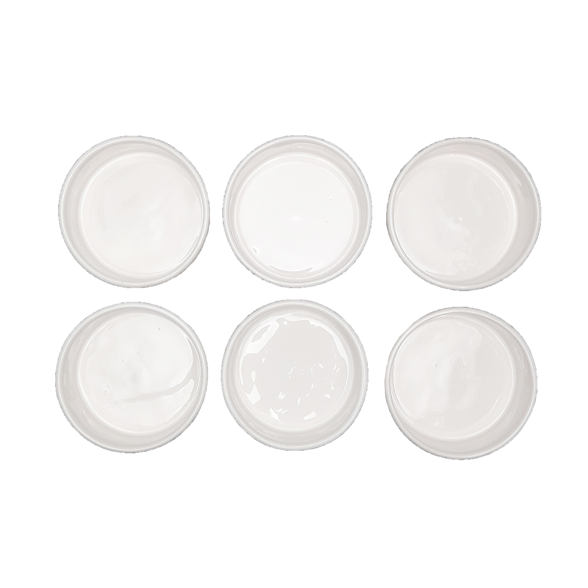 پیاله گرد سرامیکی مجموعه 6 عددی قطر 9 سانت