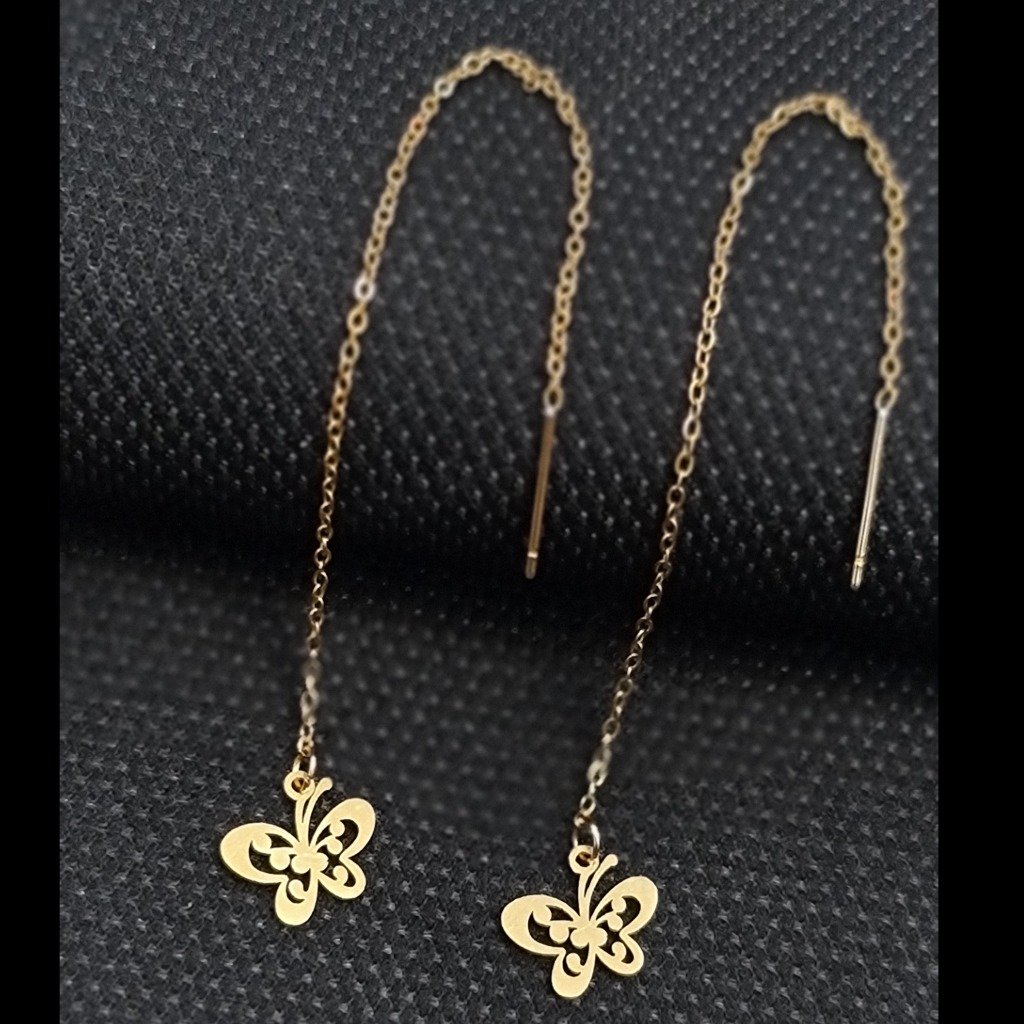 گوشواره بخیه استیل طرح1004