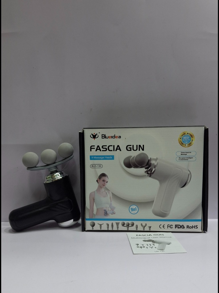 ماساژور  بلودیا 9 سر مدل BLD_130| BLUEIDEA 9-in-1 Fascia Gun BLD-130 |