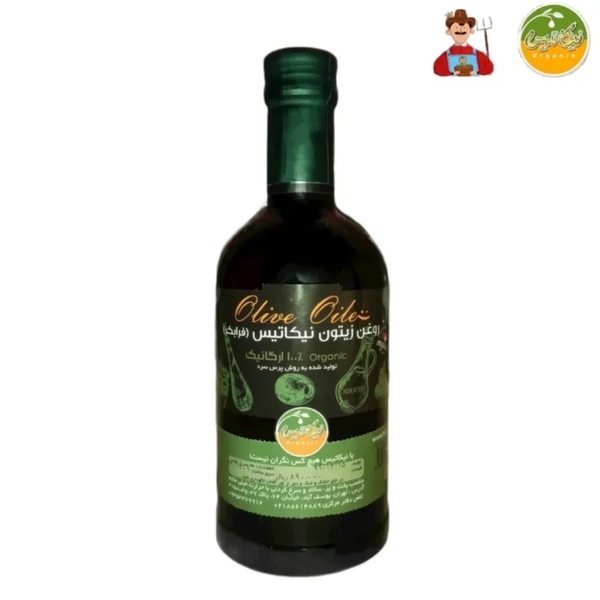 روغن زیتون ارگانیک (فرا بکر) نیکاتیس 500 میلی لیتر