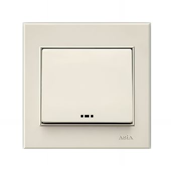 کلید و پریز آسیا الکتریک مدل اریک صدفی