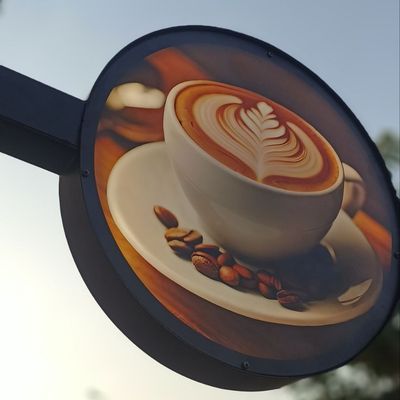 تابلو لایت باکس کافه C4