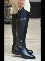 بوت بلند بغل زیپ سگکدار