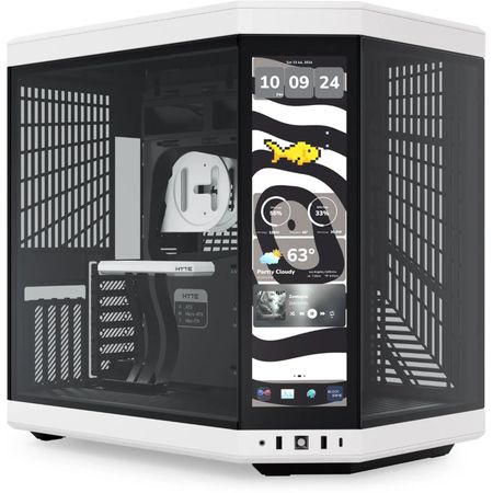 CASE HYTE Y70 PANDA Touch Infinite Mid Tower White