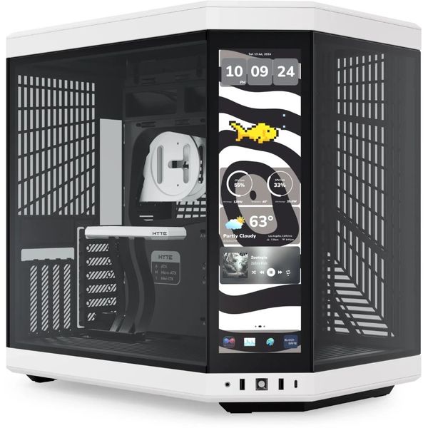 CASE HYTE Y70 PANDA Touch Infinite Mid Tower White