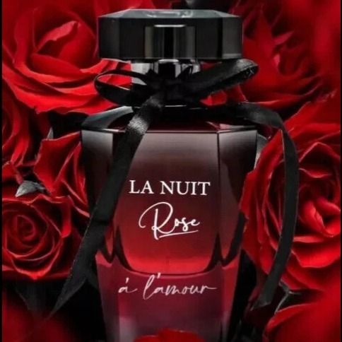 ادکلن زنانه لا نویت رز لا نور la nuit rose a lanour فرگرانس ورد حجم 100 میلی لیتر