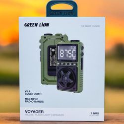 رادیو، اسپیکر و چراغ قوه گرین لاین مدل Voyager(Green Lion VOYAGER)