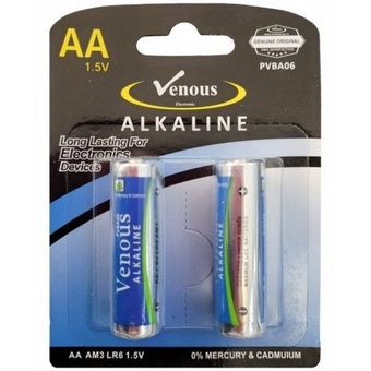 باتری قلمی 2 عددی Venous PvbA06 Alkaline