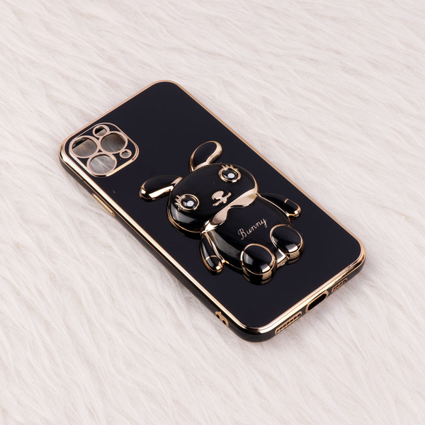 قاب عروسکی Rabbit استندشو محافظ لنزدار iPhone 11 Pro Max