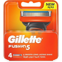 تیغ یدک ژیلت مدل 5 Gillette Fusion بسته 4 عددی