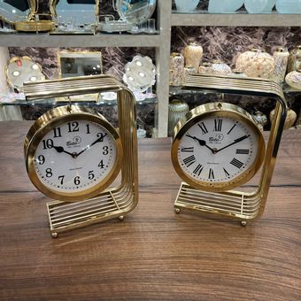 ساعت رو میزی best طلایی