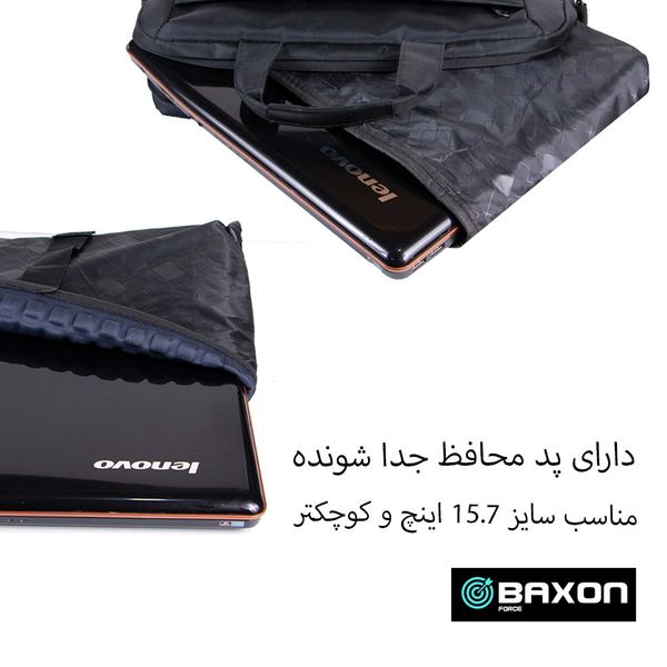 کیف لپ تاپ بگسون فورس مدل ALS-1606 مناسب برای لپ تاپ 14.1 تا 17 اینچی