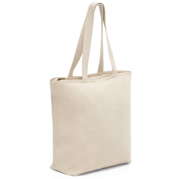 ساک کتانی - متقالی ضخیم و کفی دار و زیپ دار مستحکم LUX