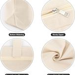 ساک کتانی - متقالی ضخیم و کفی دار و زیپ دار مستحکم LUX