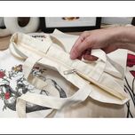 توت بگ پارچه ای ضخیم زیپ دار و دسته رودوشی ECO