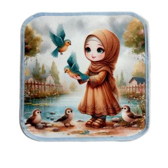 حوله دستی کودک طرح 004 سایز 30x30 سانتی متر