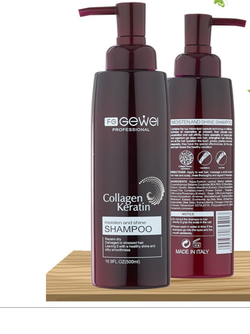 شامپو ترمیم کننده اف جی حاوی کراتین و کلاژن FG GEWEI PROFESSIONAL Shampoo