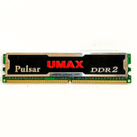 رم 1گیگ DDR2 باس 800 هیت سینک دار  UMAX Pulsar (استوک)