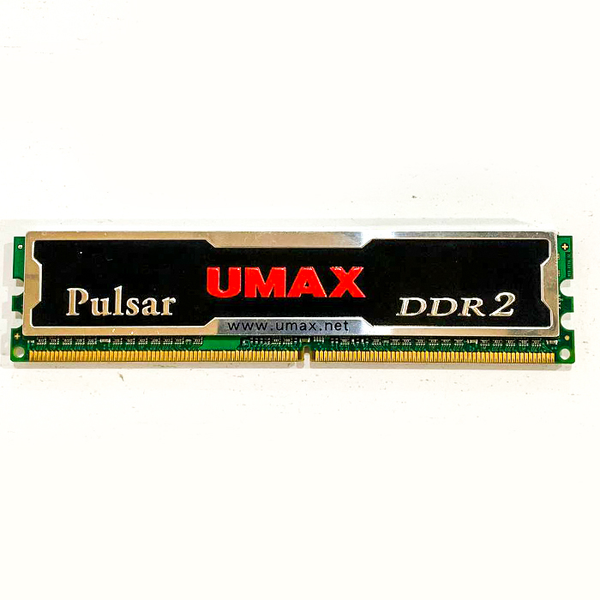 رم 1گیگ DDR2 باس 800 هیت سینک دار  UMAX Pulsar (استوک)