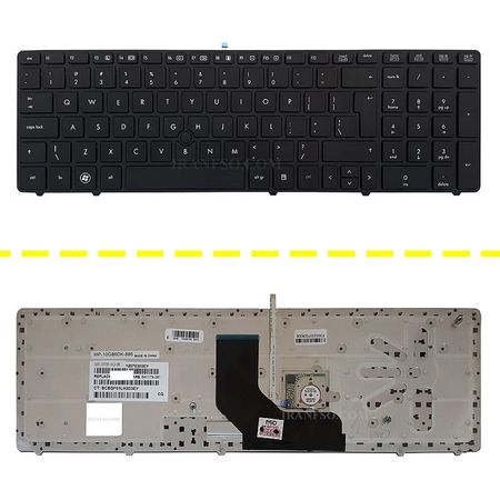 کیبورد لپ تاپ اچ پی ProBook 6565b مشکی- با ماوس و فریم  (استوک)
